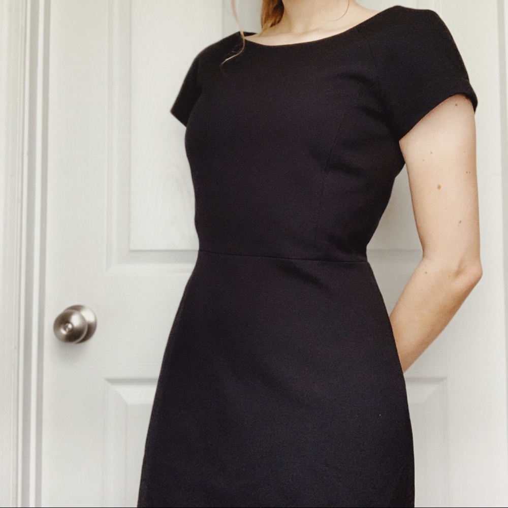 NWT J.Crew Black Sheath Dress 🕷